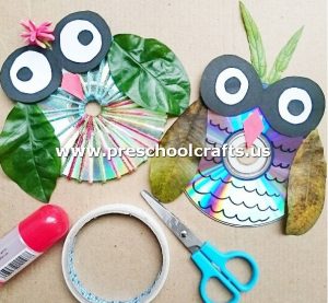 owl-craft-idea-from-cd-for-kids