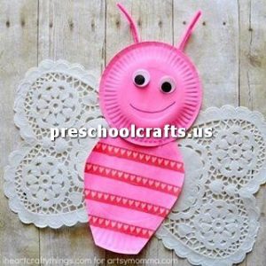 butterfly-craft-idea-with-paper-plate-for-preschool