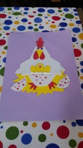 chicken crafts idea for kid