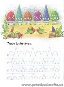 free trace line worksheets for preschool