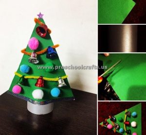 preschool christmas tree crafts