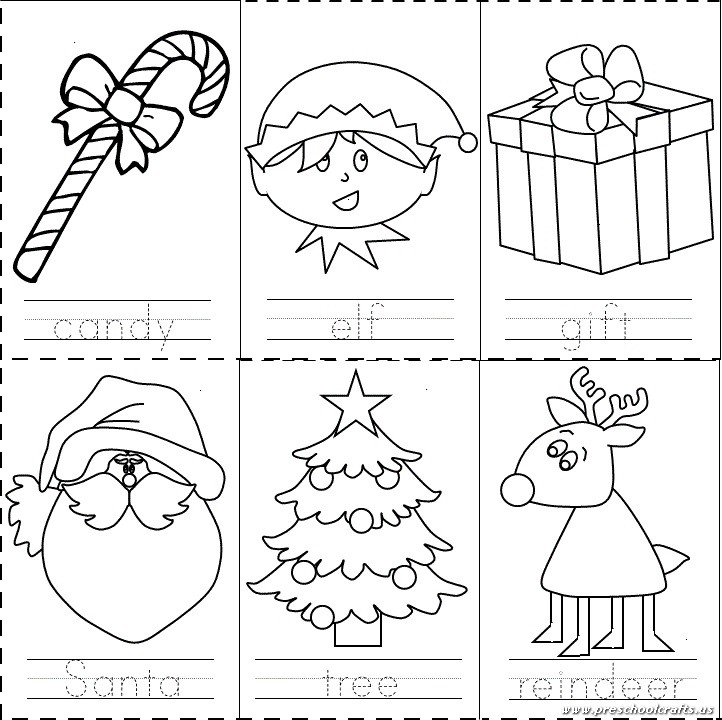 Preschool christmas worksheet Preschool Crafts