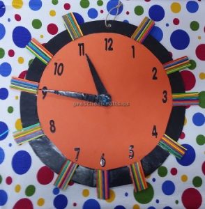 clock craft for preschool
