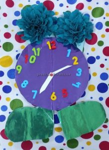 clock theme craft for kids