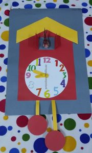 clock theme crafts for preschool