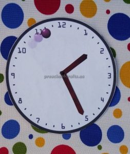 craft ideas related to clock theme for preschool