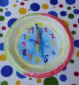 craft related to clock for preschool kids