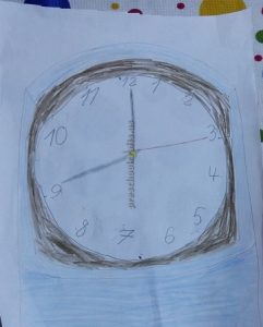 craft related to clock for toddler