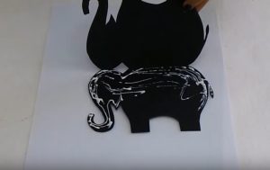 elephant craft making for kindergarten