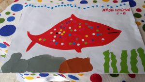 fish theme craft for toddler