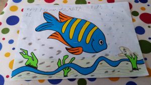fish theme craft idea for preschool