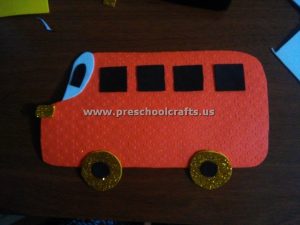 fun bus craft idea for kids