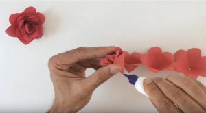 making rose craft ideas for pre-school