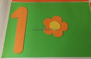 numbers theme craft idea for preschool