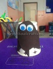 paper cup owl craft ideas