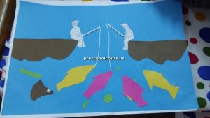 preschoolers craft idea for fish