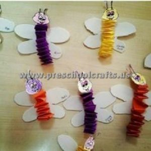 accordion butterfly crafts