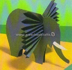 accordion elephant craft ideas for kids