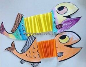 accordion fish craft ideas for kids