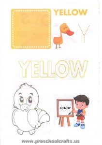 colors worksheets for kids