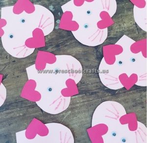 heart rabbit craft ideas for valentines day