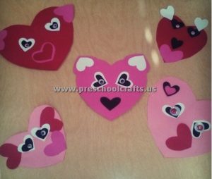 hearts panda crafts for valentines day