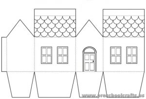 house projects free templates for kids