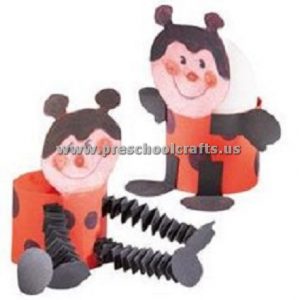 ladybug accordion animals crafts for kids