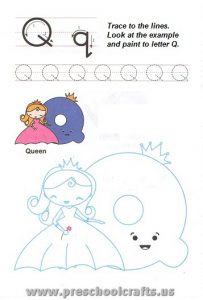 printable letter q worksheets for preschool