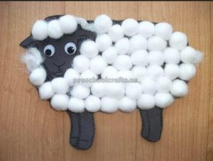 sheep craft idea for first grade