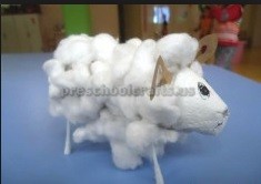 sheep craft idea for pre school