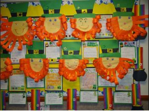 Bulletin Board related to Saint Patrick's Day