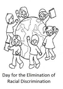 International Day for the Elimination of Racial Discrimination coloring pages
