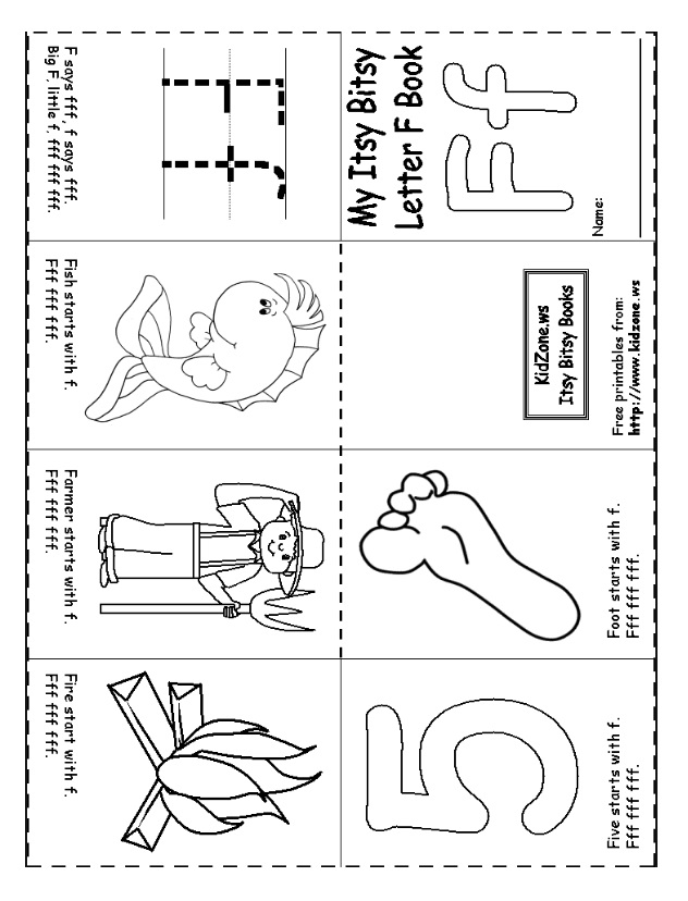 Letter F Worksheet For 1st Grade Preschool Crafts Images And Photos Finder