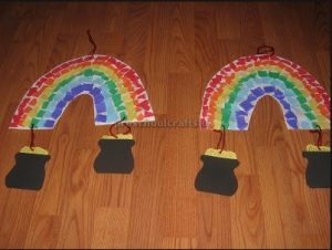 St. Patrick's Day Rainbow craft ideas for preschool
