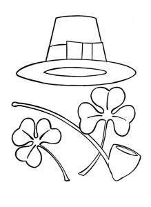 St. Patrick's Day free printable coloring pages for kindergarten