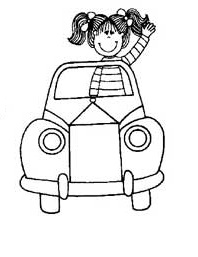 car coloring pages for preschool