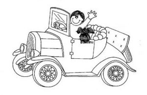car coloring pages free printable for preschool