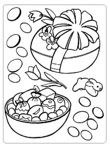 easter celebrations coloring pages
