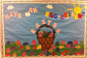 easter egg bulletin board