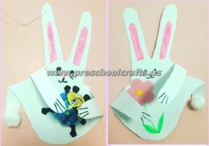 easter handprint bunny crafts
