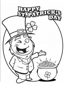 St. Patrick's Day Coloring Pages for Kids - Preschool and ...
