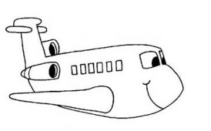 free printable airplane vehicles coloring pages for toddler, preschool and kindergarten