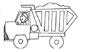 garbage truck coloring pages for preschoolers