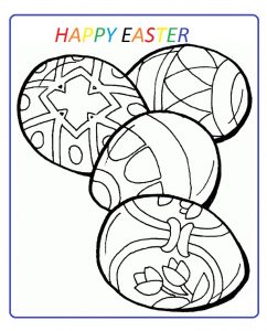 happy easter free download coloring pages for preschool
