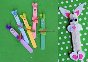 rabbit popsicle stick crafts
