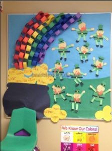 rainbow craft related to st. patrick day