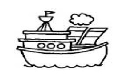 sea vehicles coloring pages for preschool and kindergarten - free printable