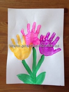 spring handprint craft ideas for kids