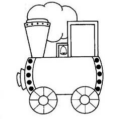 train coloring pages for preschool and kindergarten